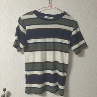 オゾック(OZOC)のリブT 前ボタンタイトスカートセット(Tシャツ(半袖/袖なし))