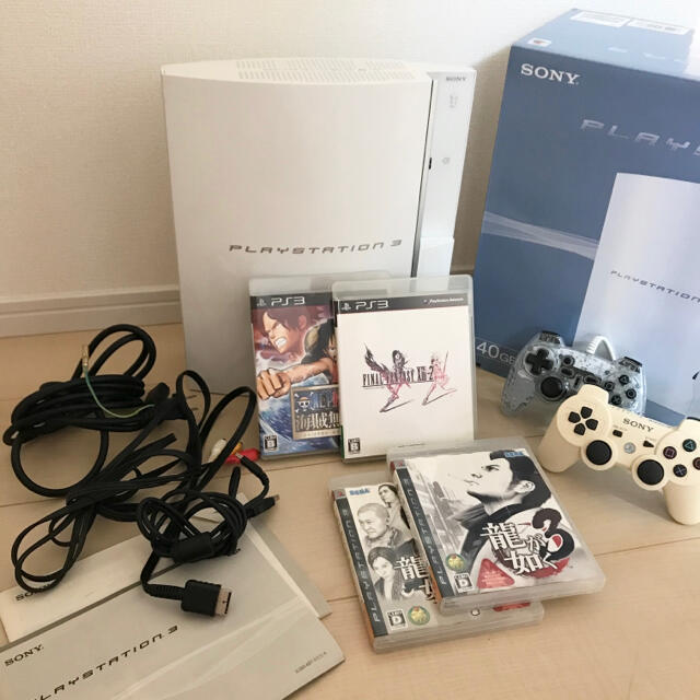 中古品注意事項【美品】PlayStation3＋ソフト4本セット