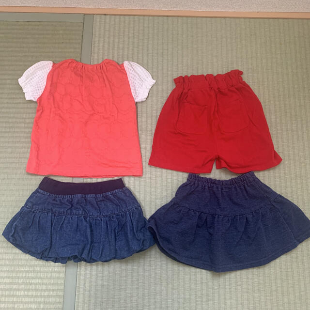 女の子ベビー服90cm4点セット　西松屋 キッズ/ベビー/マタニティのキッズ服女の子用(90cm~)(その他)の商品写真