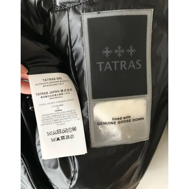 TATRAS(タトラス)の【完売】タトラス  ダウン ショート丈　ブラック レディースのジャケット/アウター(ダウンジャケット)の商品写真