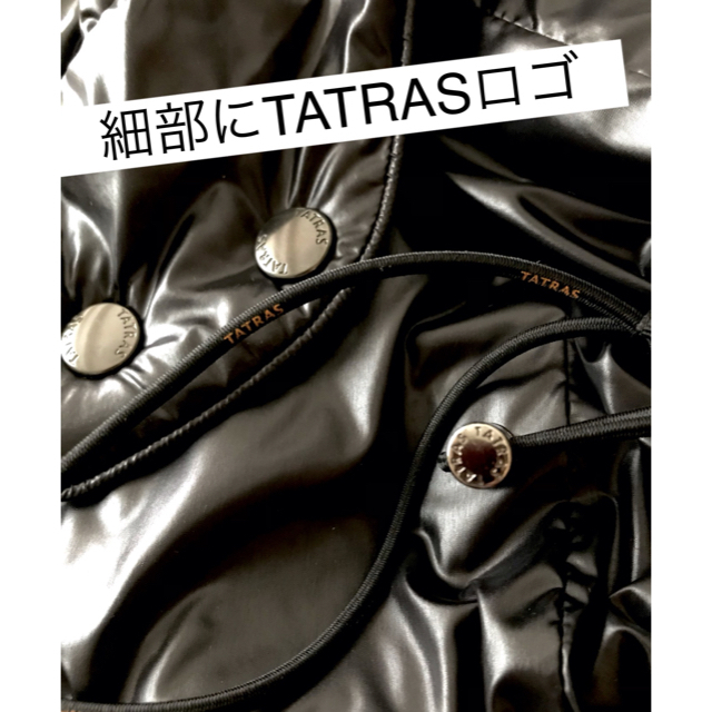 TATRAS(タトラス)の【完売】タトラス  ダウン ショート丈　ブラック レディースのジャケット/アウター(ダウンジャケット)の商品写真