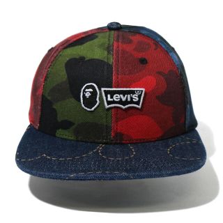 アベイシングエイプ(A BATHING APE)のBAPE LEVI'S MULTICOLOR CAMO CAP(キャップ)