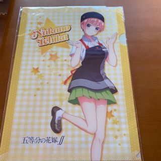 新品未開封　かっぱ寿司×五等分の花嫁☆中野一花クリアファイル(キャラクターグッズ)