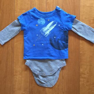 ベビーギャップ(babyGAP)のbaby Gap ロンパース 宇宙柄 80(ロンパース)