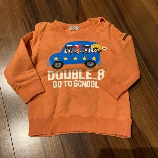 ダブルビー(DOUBLE.B)の【DOUBLE.B】トレーナー【90センチ】(Tシャツ/カットソー)