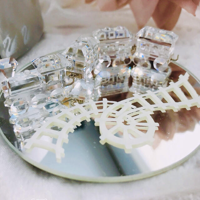 SWAROVSKI - スワロフスキー ミニトレインセット クリスタル SWAROVSKI - スワロフスキー ミニトレインセット クリスタル
