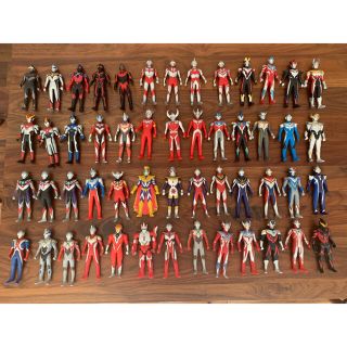 バンダイ(BANDAI)のウルトラマン　ソフビ 52体(特撮)