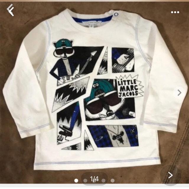 MARC JACOBS(マークジェイコブス)のたー様専用リトルマークジェイコブス　ロングTシャツ2点セット キッズ/ベビー/マタニティのキッズ服男の子用(90cm~)(Tシャツ/カットソー)の商品写真