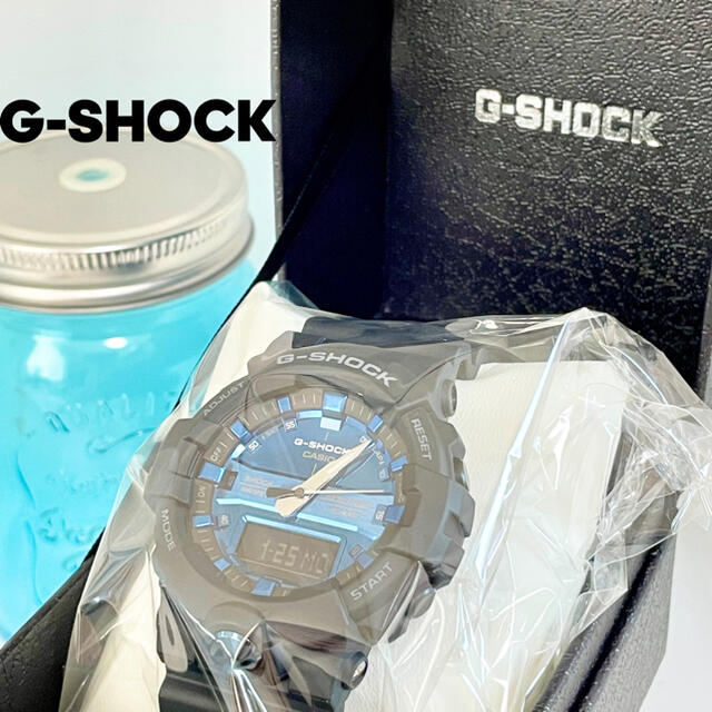 21 カシオ　G-SHOCK時計　メンズ腕時計　新品未使用 ブルー　アナデジ時計