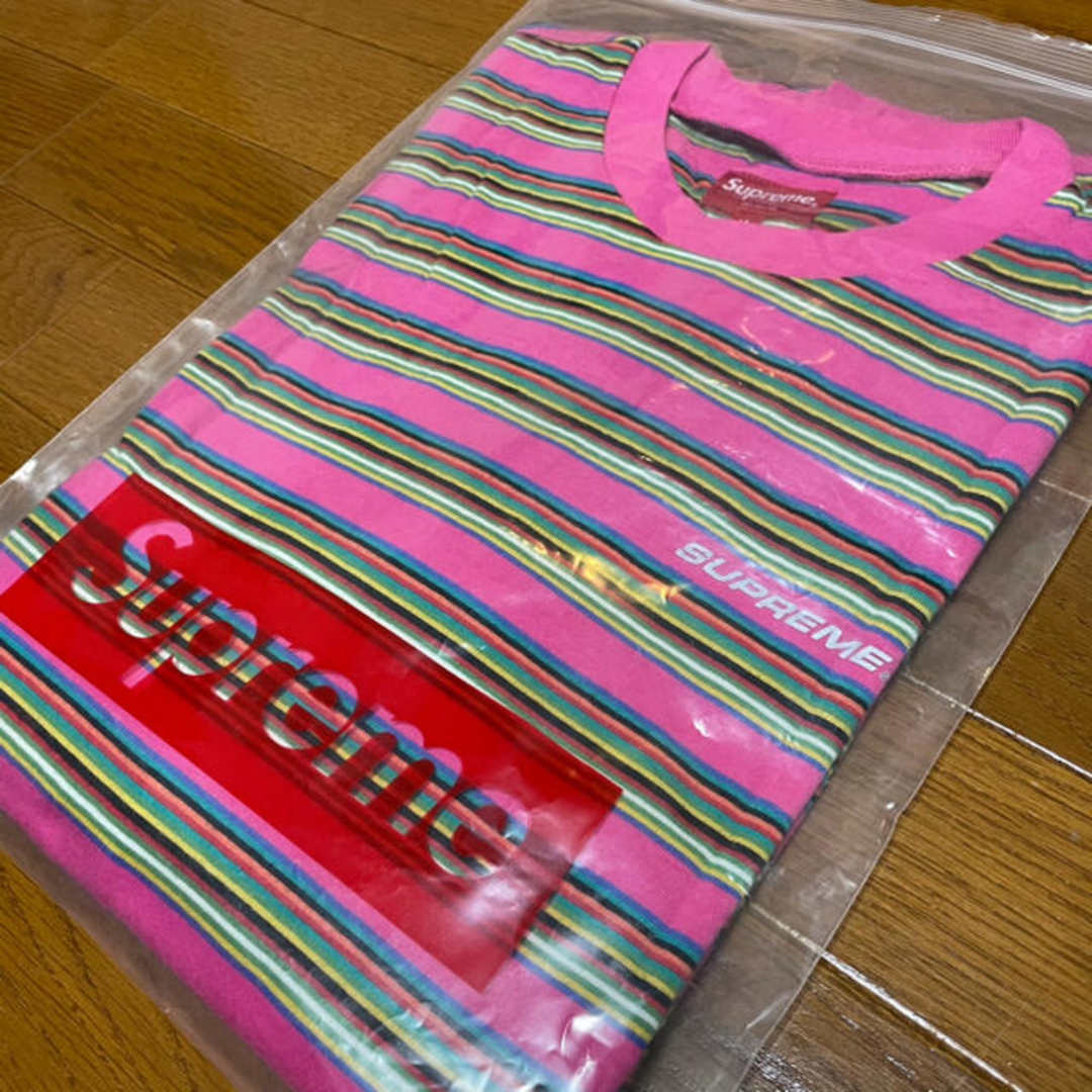 Tシャツ/カットソー(七分/長袖)supreme Multi Stripe L/S Top 18ss M ロンT