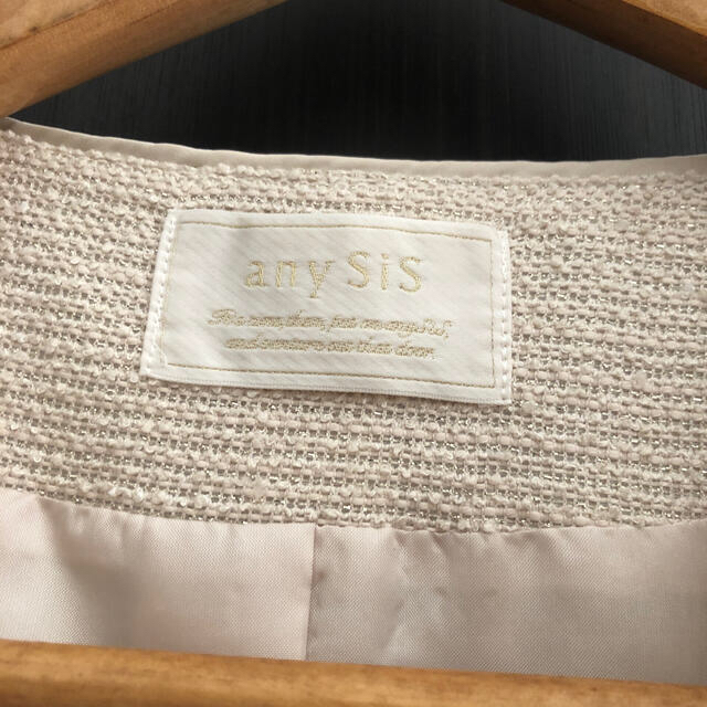 anySiS(エニィスィス)の最終値下げ⭐︎anysis ピンクベージュ　Mサイズ　ジャケット　サイズ2 レディースのジャケット/アウター(その他)の商品写真
