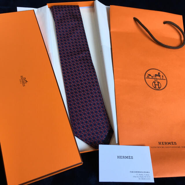 Hermes(エルメス)の【新品】Hermes エルメス　メンズ シルク ネクタイ メンズのファッション小物(ネクタイ)の商品写真