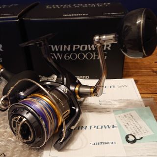 シマノ(SHIMANO)の最終値下げ 美品 シマノ ツインパワーSW6000HG(リール)