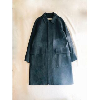 マーガレットハウエル(MARGARET HOWELL)の【超美品】 Heavy wool flannel 18AW マーガレットハウエル(ステンカラーコート)