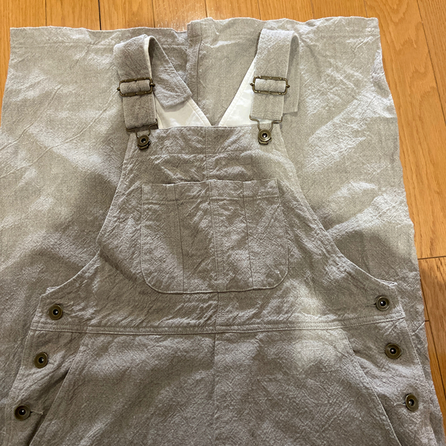 Framework【22SS/WEB限定】美品 ヘビーリネンオーバーオール