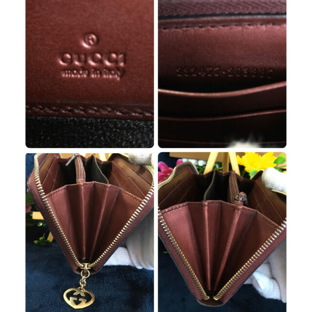 Gucci(グッチ)の　GUCCI グッチ  長財布　ワインレッド メンズのファッション小物(長財布)の商品写真