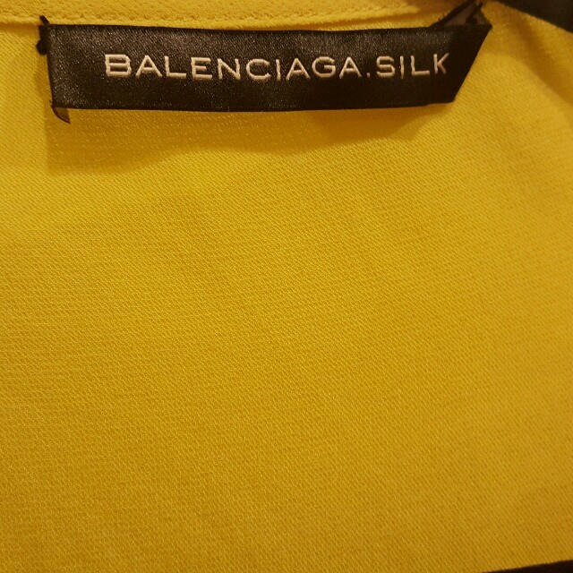 Balenciaga(バレンシアガ)のバレンシアガ　シルクワンピース レディースのワンピース(ひざ丈ワンピース)の商品写真