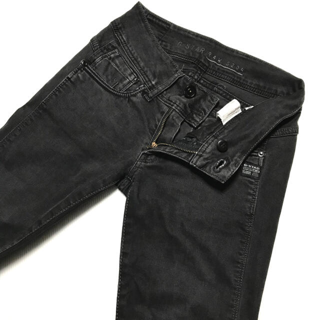 ジースターロゥ MIDGE CODY SKINNY 黒 ストレッチ サイズ24