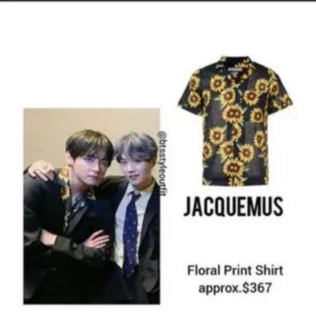 JACQUEMUS ジャックムス シャツ Lサイズ　bts V(テテ)着用