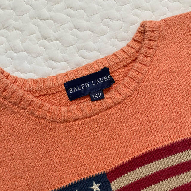 Ralph Lauren(ラルフローレン)の140★Ralph Laurenサマーニット キッズ/ベビー/マタニティのキッズ服女の子用(90cm~)(Tシャツ/カットソー)の商品写真