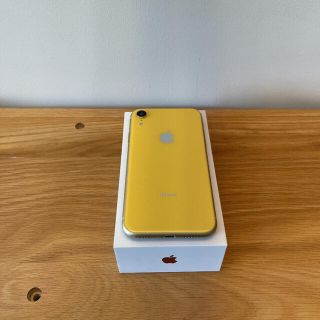 アップル(Apple)のパワフルママちゃん様専用 iPhone XR Yellow 128 GB 黄色(スマートフォン本体)