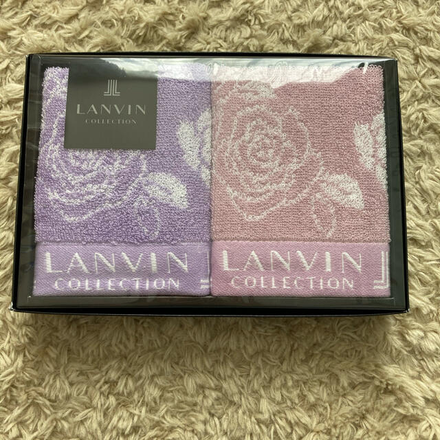 LANVIN COLLECTION(ランバンコレクション)のランバン　タオル　　ハンカチ レディースのファッション小物(ハンカチ)の商品写真