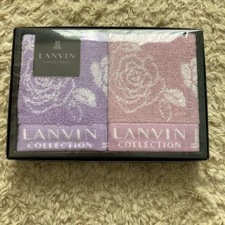 ランバンコレクション(LANVIN COLLECTION)のランバン　タオル　　ハンカチ(ハンカチ)