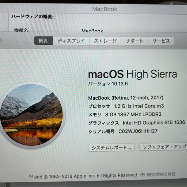 Mac (Apple)(マック)の値下げ　超美品MacBook(12-inch2017) ローズゴールド スマホ/家電/カメラのPC/タブレット(ノートPC)の商品写真