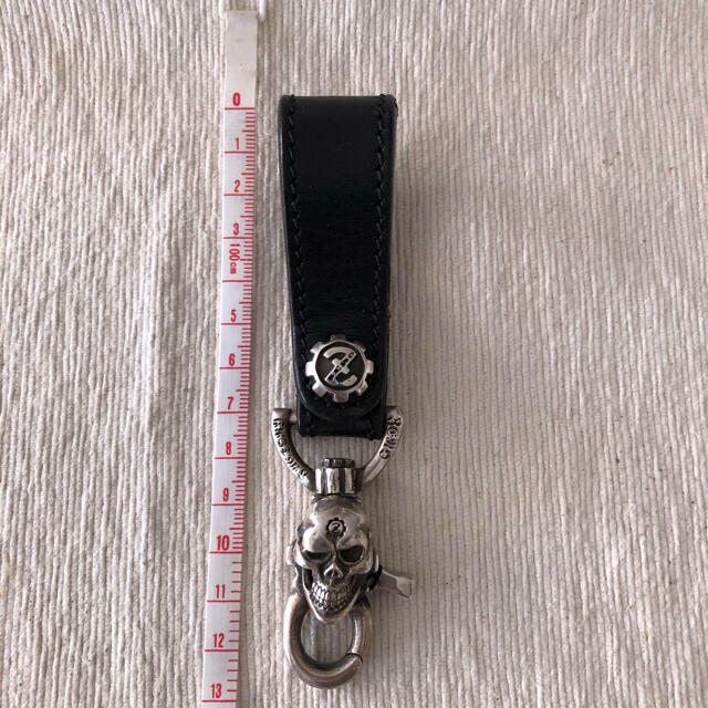 バイクシルバー925  SKUll  CIip  BeltlooP