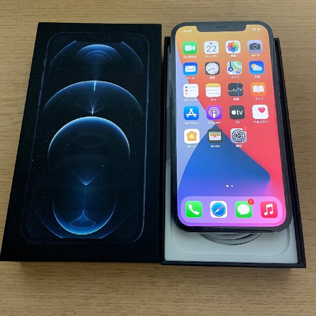 2022年新作入荷 iPhone - iPhone 12 pro パシフィックブルー 256 GB