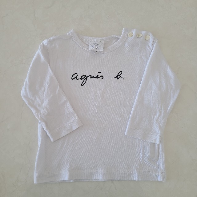 agnes b.(アニエスベー)のアニエスベー　agnes b.　Tシャツ　ロンT ロンパース キッズ/ベビー/マタニティのベビー服(~85cm)(シャツ/カットソー)の商品写真