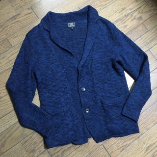 ユナイテッドアローズグリーンレーベルリラクシング(UNITED ARROWS green label relaxing)の美品 UNITED ARROWS ニットカーデ　アローズ(カーディガン)