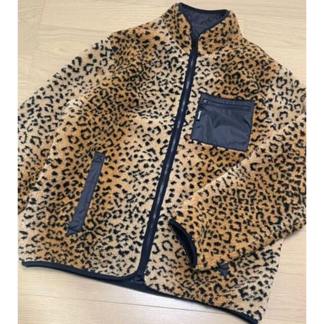 ナイロンジャケットSUPREME leopard Fleece Reversible JKT