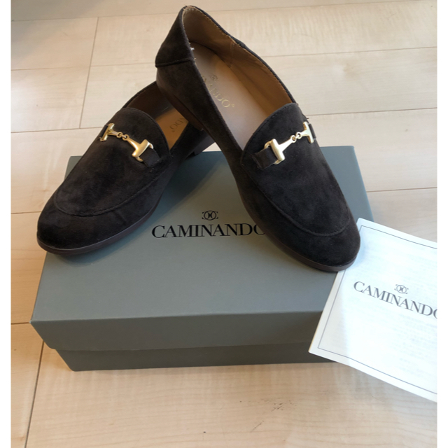 DEUXIEME CLASSE(ドゥーズィエムクラス)の新品箱付き♦︎ CAMINANDO VELOUR BIT SLIP ON 36 レディースの靴/シューズ(ローファー/革靴)の商品写真