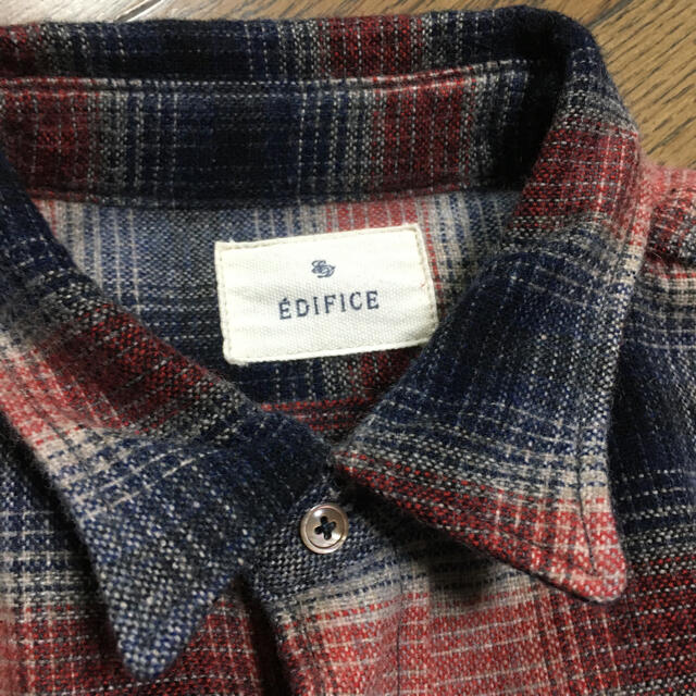 EDIFICE(エディフィス)の美品 EDIFICE チェックシャツ　日本製　エディフィス メンズのトップス(シャツ)の商品写真
