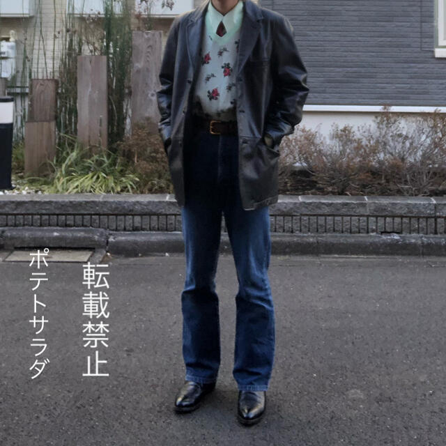 old gap レザージャケット レザーテーラードジャケット 【日本産