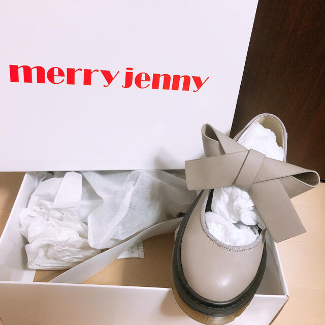 merry jenny - PUリボンラバーシューズの通販 by う's shop｜メリー