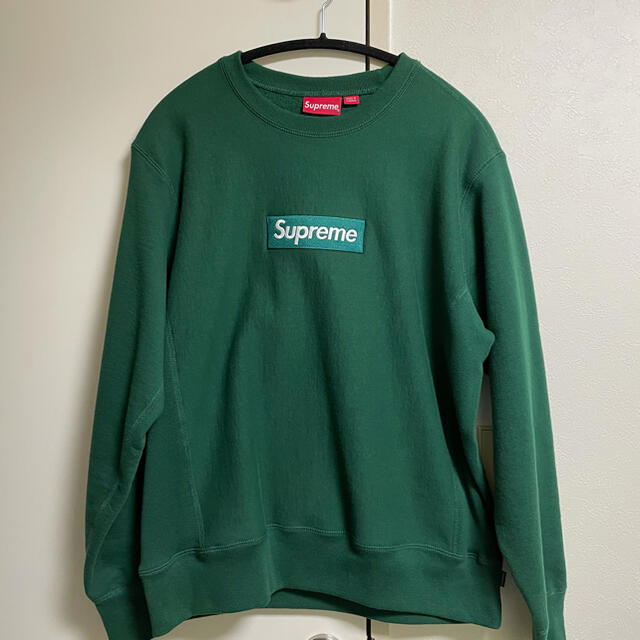 Supreme(シュプリーム)のsupreme Box Logo Crewneck Dark Green  メンズのトップス(スウェット)の商品写真