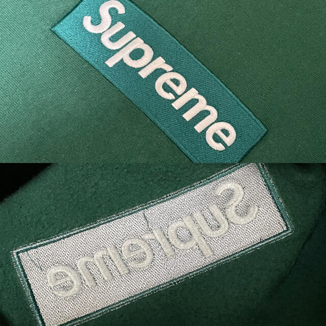 Supreme(シュプリーム)のsupreme Box Logo Crewneck Dark Green  メンズのトップス(スウェット)の商品写真