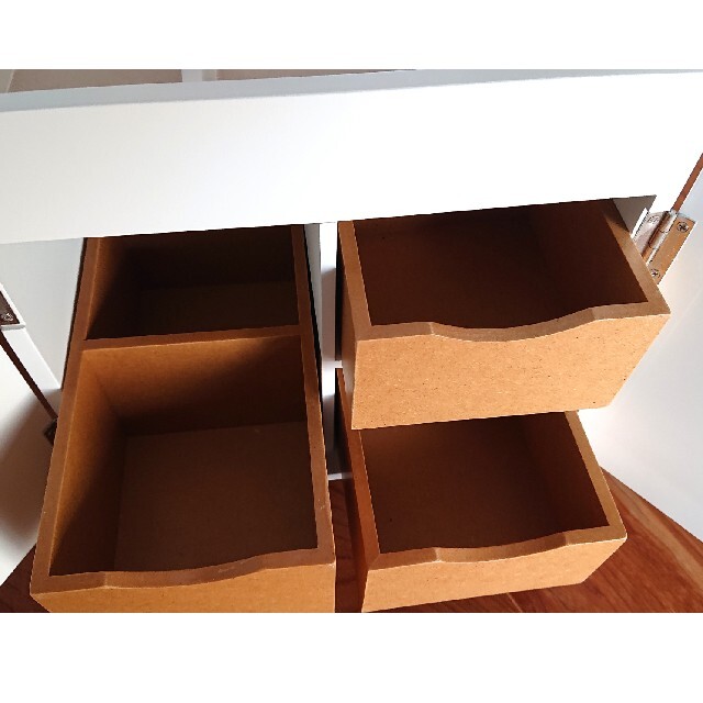 ◇ メイクBOX  ホワイト インテリア/住まい/日用品の収納家具(ケース/ボックス)の商品写真