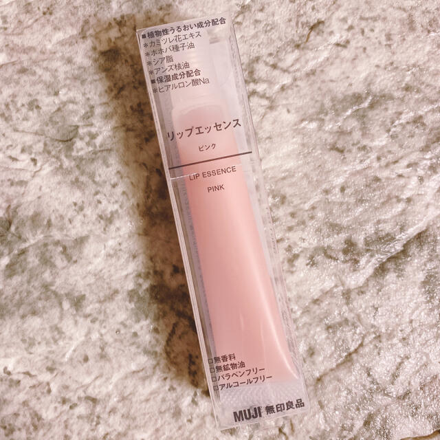 MUJI (無印良品)(ムジルシリョウヒン)の無印 リップエッセンス ピンク コスメ/美容のスキンケア/基礎化粧品(リップケア/リップクリーム)の商品写真