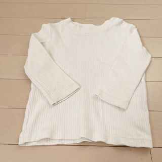 ユニクロ(UNIQLO)のユニクロ babyワイドリブハイネック　80cm(ニット/セーター)