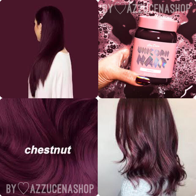 Lime Crime(ライムクライム)のlimecrime Unicorn Hair Chestnut 🥀 コスメ/美容のヘアケア/スタイリング(カラーリング剤)の商品写真