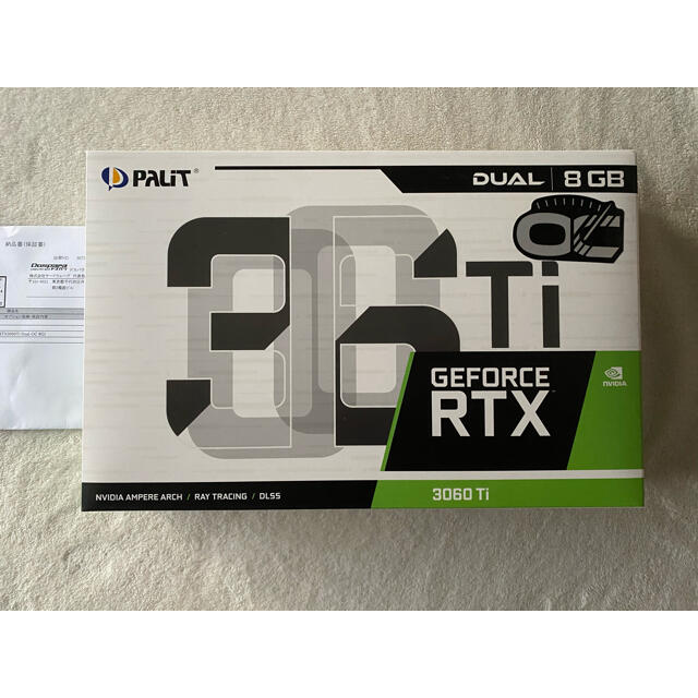 PC/タブレットGeForce RTX 3060Ti Dual OC 8GB Palit