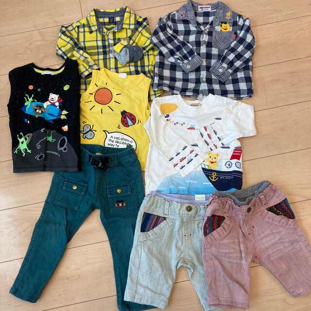 mikihouse(ミキハウス)の90サイズセット　まとめ売り キッズ/ベビー/マタニティのキッズ服男の子用(90cm~)(その他)の商品写真