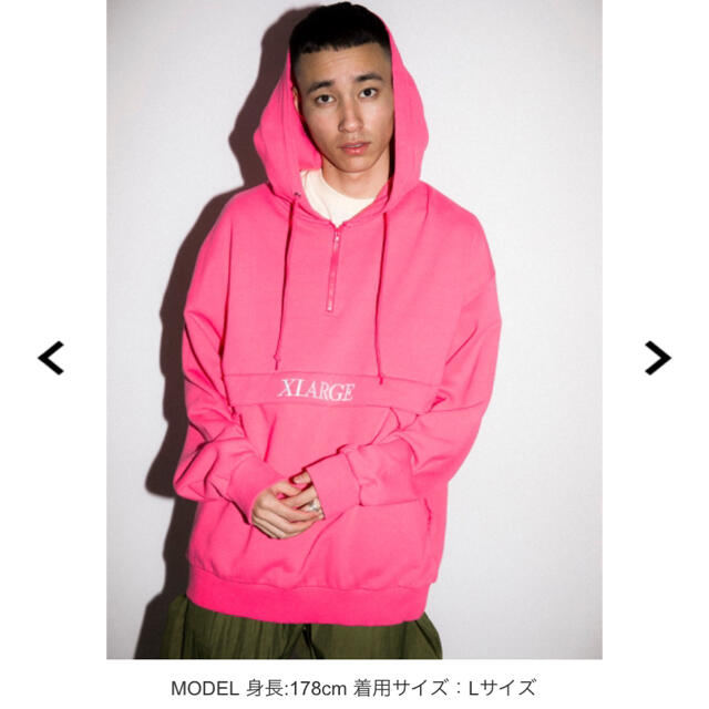 XLARGE(エクストララージ)のxlarge ハーフジップ スウェットパーカー メンズのトップス(パーカー)の商品写真