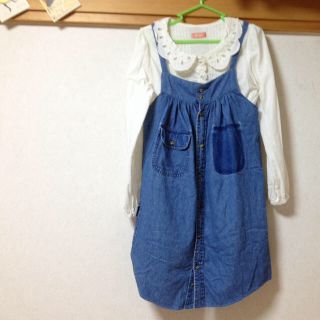 ハンジロー(HANJIRO)のデニムワンピース＊(ひざ丈ワンピース)