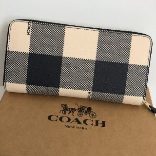 コーチ(COACH)の赤字覚悟【新品】COACH コーチ 財布 長財布 チェック柄F25996(長財布)