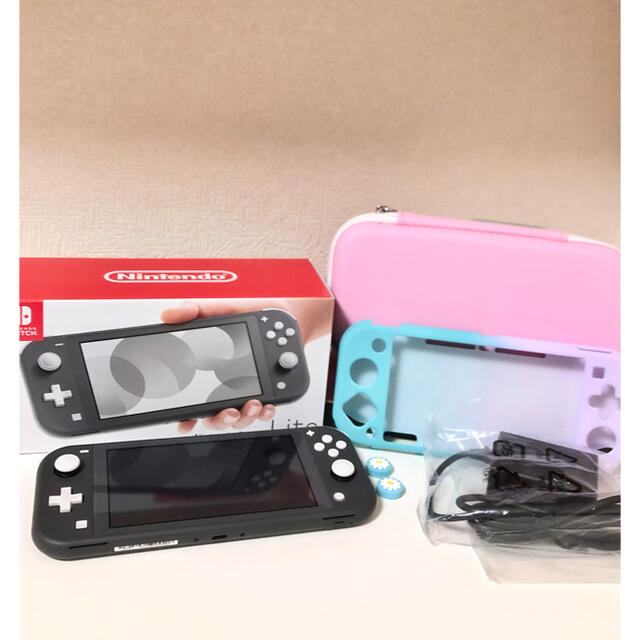 美品　Nintendo Switch Lite グレー　ニンテンドー　本体