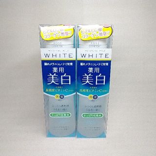 コーセー(KOSE)の【新品・未開封】コーセー化粧水　モイスチャーマイルドホワイト180ml2本セット(化粧水/ローション)